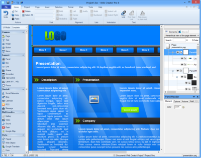 可視化網(wǎng)頁制作軟件(Web Creator Pro)